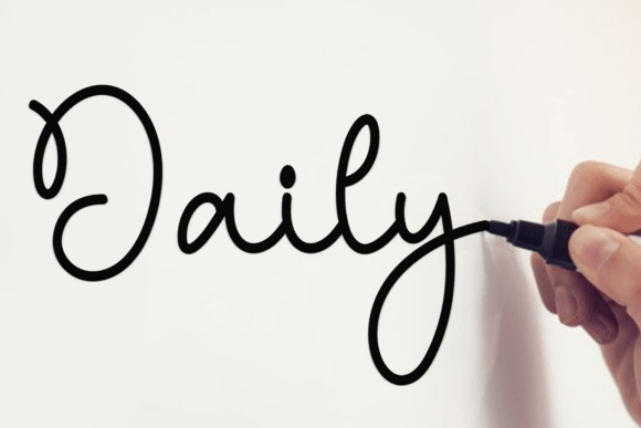 Daddy Signature Font - Preview 2