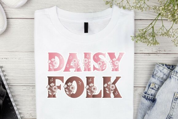 Daisyfolk Font PNG with transparent background - Preview 2