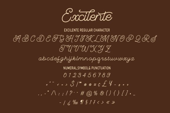 Excilente Font - Preview 6