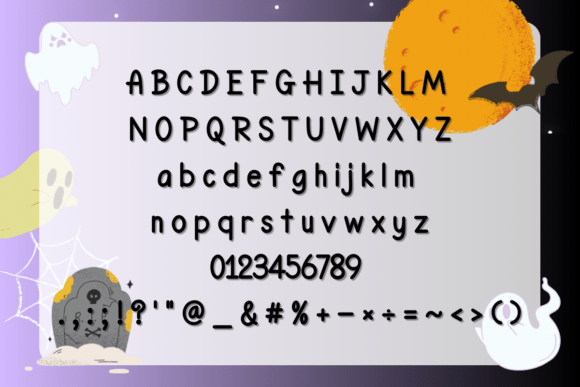 Fancy Halloween Font - Preview 1