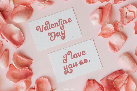 Follipe Font PNG with transparent background - Preview 4