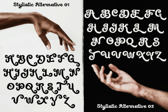 Follipe Font PNG with transparent background - Preview 5