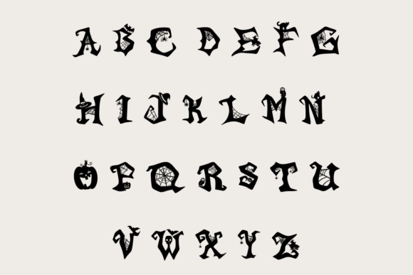 Halloween Font - Preview 1