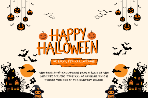 Halloween Font - Preview 4