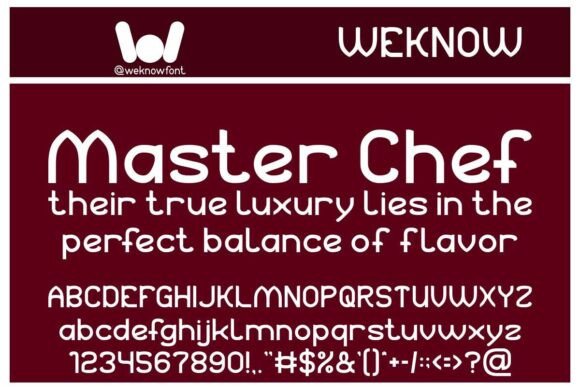Kitchen Bar Font - Preview 1