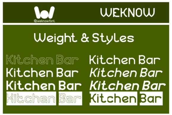 Kitchen Bar Font - Preview 5