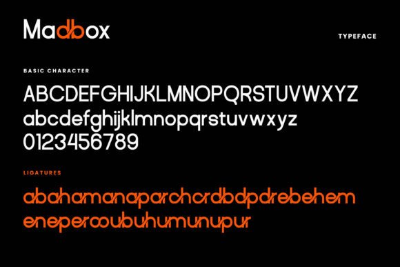 Madbox Font PNG with transparent background - Preview 5