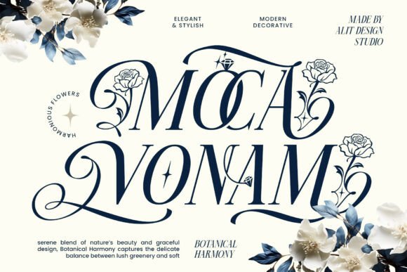 Miogina Font PNG with transparent background - Preview 1