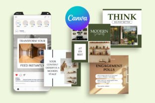 Modern Instagram Canva Post Template Graphic by SnapyBiz · Creative Fabrica