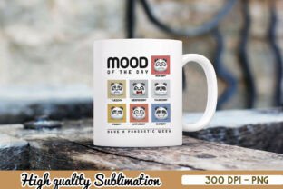 Mood of the Day Cute Panda PNG Graphic by Zanynoti · Creative Fabrica