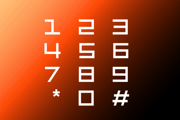 Robotics Galactus Font PNG with transparent background - Preview 3