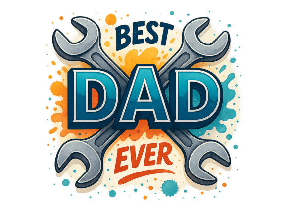 Best Dad Ever Happy Father's Day PNG Gráfico Manualidades Por Sofiamastery