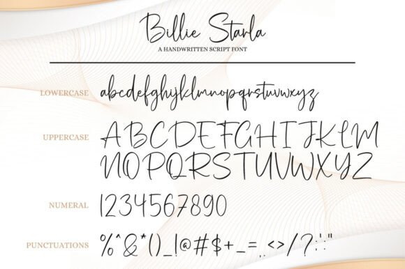 Billie Starla Font - Preview 6