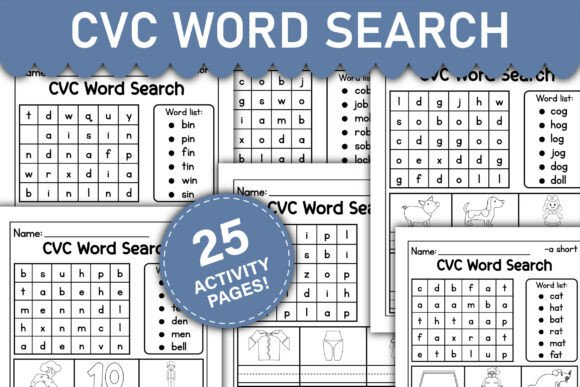 CVC Word Search