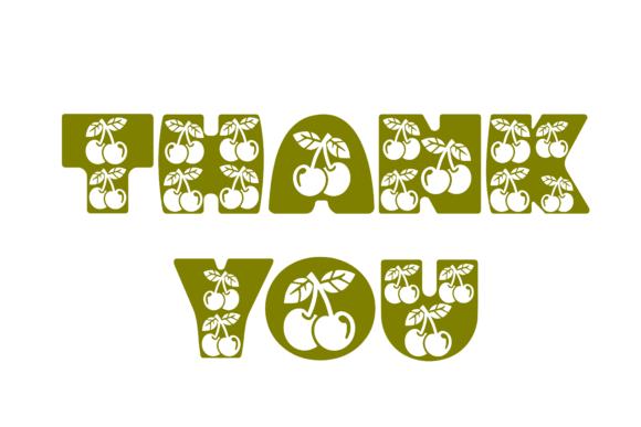 Cheries Font PNG with transparent background - Preview 5