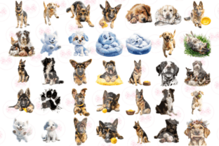 Dogs Clipart Bundle Graphic by Markicha Art · Creative Fabrica