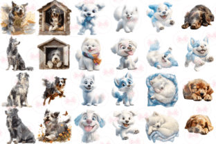 Dogs Clipart Bundle Graphic by Markicha Art · Creative Fabrica