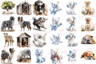 Dogs Clipart Bundle Graphic by Markicha Art · Creative Fabrica