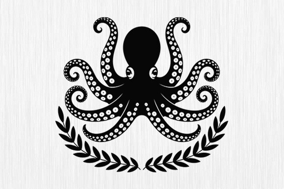 Floral Ocean Animals Svg Dxf, Eps, Png Graphic by VECTOR AREA ...