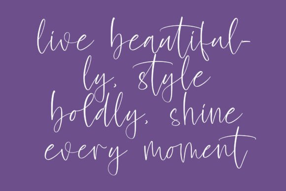 Flower Blossom Font - Preview 2