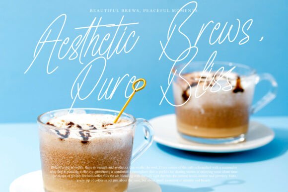 Frosted Glow Font PNG with transparent background - Preview 3