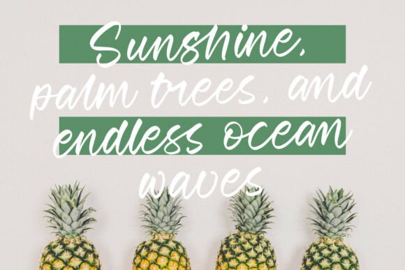 Istanbul Pastels Font PNG with transparent background - Preview 2