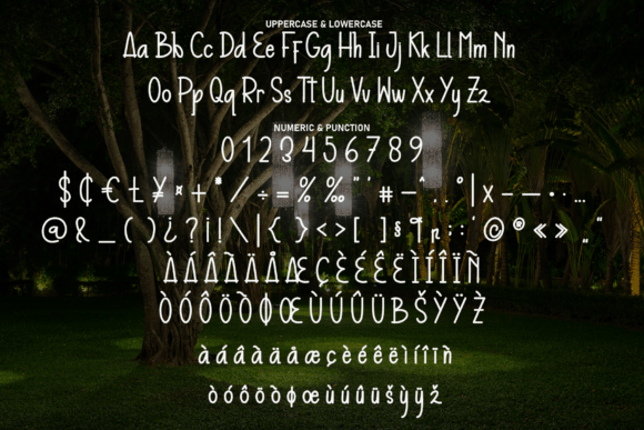 Nightgarden Font PNG with transparent background - Preview 6
