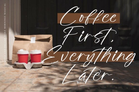 Palmeras Sherffy Font PNG with transparent background - Preview 4