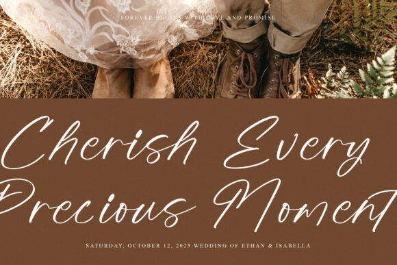 Palmeras Sherffy Font PNG with transparent background - Preview 5