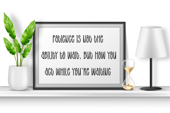 Retro Alphabet Font PNG with transparent background - Preview 2