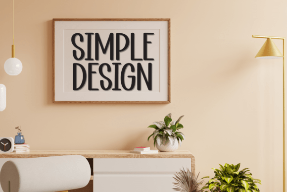 Retro House Font PNG with transparent background - Preview 2