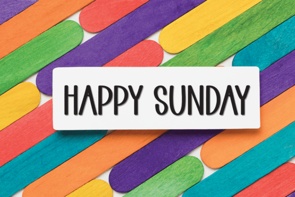 Retro House Font PNG with transparent background - Preview 4