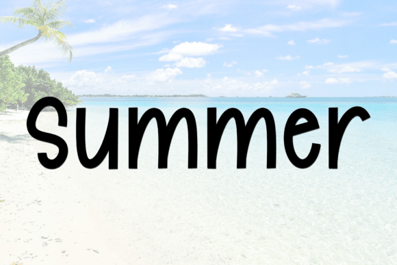 School Dream Font PNG with transparent background - Preview 2