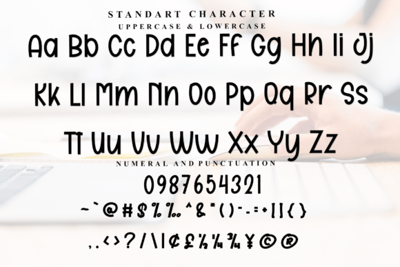 School Dream Font PNG with transparent background - Preview 4