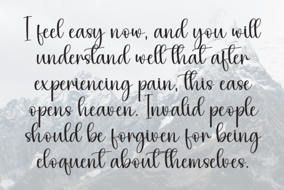 Shoothing Font PNG with transparent background - Preview 5