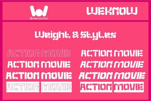 Action Movie Font - Preview 5