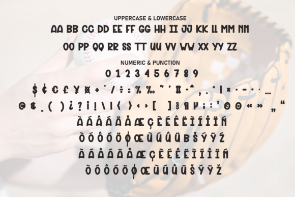 Baseball Font - Preview 6