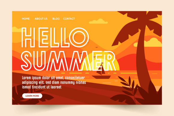 Beach Mood Font PNG with transparent background - Preview 1