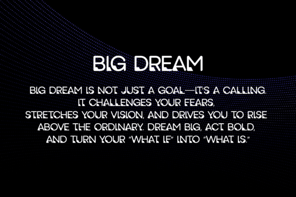 Bigborg Font - Preview 1