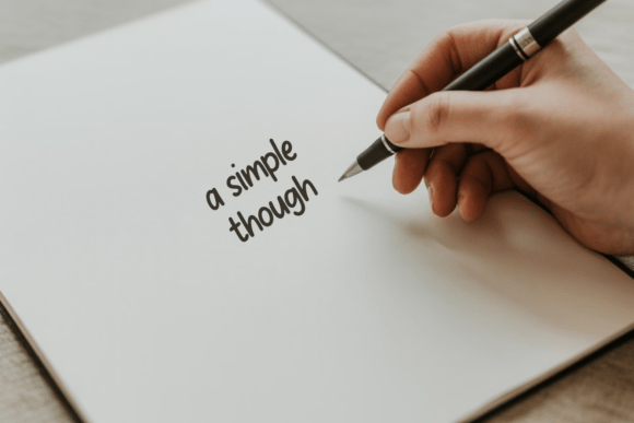 Brown Hand Written Font - Preview 1