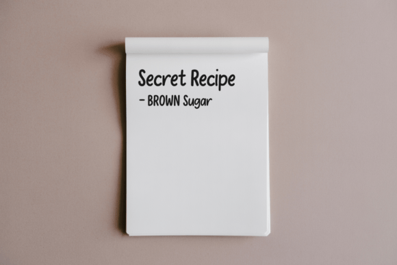Brown Hand Written Font - Preview 2