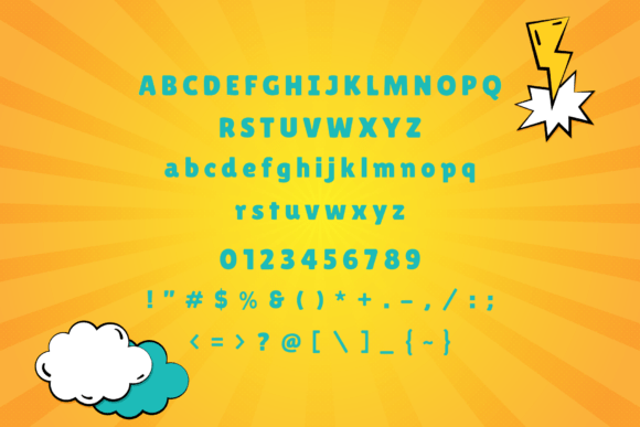 Byungah Comic Display Font - Preview 3