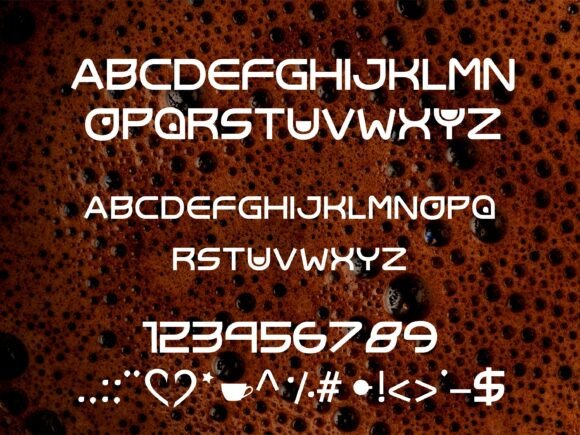 Coffee Font - Preview 4