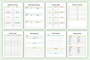 Editable 2026 Craft Project Planner Graphic by KDP GALLERY · Creative ...
