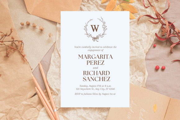 Floral Ribbon Font PNG with transparent background - Preview 2