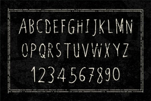 Gritty Writty Font - Preview 1