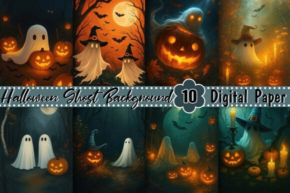 Halloween Ghost Background