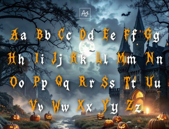 Halloween Wizard Font - Preview 1