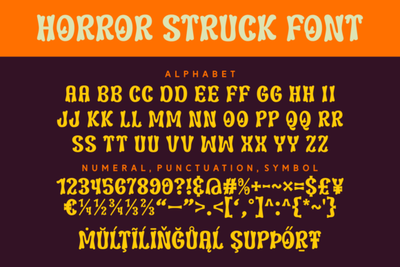 Horror Struck Font - Preview 6