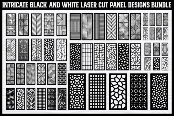 Intricate Laser Cut Panel Vector Bundle